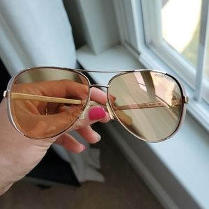Michael Kors rose gold sunglasses